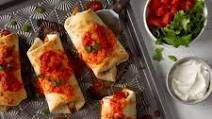 Baked Chicken Chimichangas Baked Chicken Chimichangas