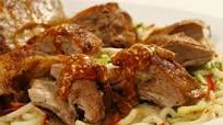 Crispy Skin Duck with Orange Sesame Sauce Crispy Skin Duck with Orange Sesame Sauce