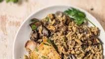 Creamy Mushroom Chicken Orzo Creamy Mushroom Chicken Orzo