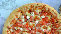 Homemade Tomato and Feta Bruschetta Pizza Homemade Tomato and Feta Bruschetta Pizza