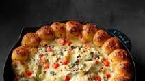 Three Cheese Artichoke & Spinach Dip Three Cheese Artichoke & Spinach Dip
