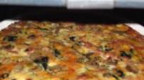 Rice Crusted Ham, Spinach, and Mushroom Quiche Rice Crusted Ham, Spinach, and Mushroom Quiche