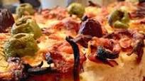 Cheesy loaded breakfast focaccia Cheesy loaded breakfast focaccia