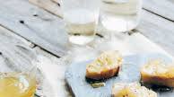 Crostini with lardo, honey & pepper Crostini with lardo, honey & pepper
