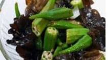 Stir Fry Okra Black Fungus Recipe | 秋葵炒雲耳 Stir Fry Okra Black Fungus Recipe | 秋葵炒雲耳