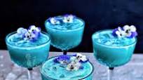 Blue Vodka Coconut Cocktail Blue Vodka Coconut Cocktail