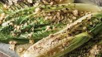 Grilled Romaine Hearts with Marinated Feta Dressing Grilled Romaine Hearts with Marinated Feta Dressing