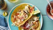 Tilapia and Shrimp Tacos with Cabbage Slaw Tilapia and Shrimp Tacos with Cabbage Slaw