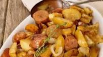 Roasted Chicken Sausage with Potatoes and Apples Roasted Chicken Sausage with Potatoes and Apples