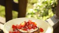 Crispy Eggplant Bruschetta Crispy Eggplant Bruschetta