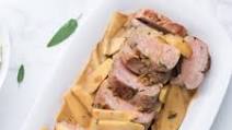 Roasted Pork Tenderloin with Sage and Apple Roasted Pork Tenderloin with Sage and Apple