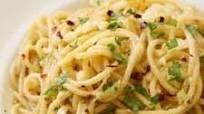 Spaghetti with Garlic and Oil (Aglio E Olio) Spaghetti with Garlic and Oil (Aglio E Olio)