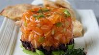 Salmon Tartare with Avocado, Olives & Tarragon Salmon Tartare with Avocado, Olives & Tarragon