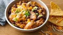 Slow-Cooker Cheesy Chicken Enchilada Chili Slow-Cooker Cheesy Chicken Enchilada Chili