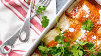 Chicken & Goat Cheese Enchiladas Chicken & Goat Cheese Enchiladas