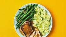 Pork Salisbury Steaks with Mash and Gravy Pork Salisbury Steaks with Mash and Gravy