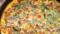 Bacon Mushroom Spinach Frittata Bacon Mushroom Spinach Frittata