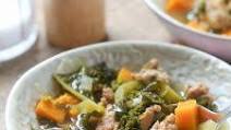 Slow Cooker Italian Sausage and Kale Soup with Sweet Potatoes Slow Cooker Italian Sausage and Kale Soup with Sweet Potatoes