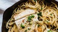 Barramundi Lemon Garlic Pasta Barramundi Lemon Garlic Pasta