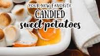 Homemade Candied Sweet Potatoes with Orange Juice and Marshmallows Homemade Candied Sweet Potatoes with Orange Juice and Marshmallows