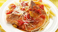 Italian Chops With Pasta Italian Chops With Pasta