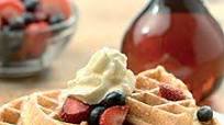 High-Fiber Sourdough Waffles High-Fiber Sourdough Waffles