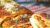 Italian Sausage Stromboli Italian Sausage Stromboli