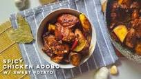 Spicy Chicken Adobo with Sweet Potato Recipe | Spicy Adobong Manok at Kamote Recipe Spicy Chicken Adobo with Sweet Potato Recipe | Spicy Adobong Manok at Kamote Recipe