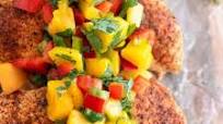 Chicken with Mango Salsa Chicken with Mango Salsa