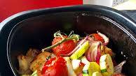 Air Fryer Roasted Mediterranean Vegetables with Halloumi Cheese Air Fryer Roasted Mediterranean Vegetables with Halloumi Cheese