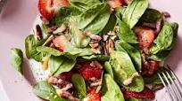 Spinach and Strawberry Salad with Bacon Spinach and Strawberry Salad with Bacon