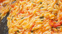 One Pan Tomato Orzo One Pan Tomato Orzo