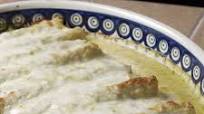 Turkey Enchiladas with Creamy Tomatillo Sauce Turkey Enchiladas with Creamy Tomatillo Sauce