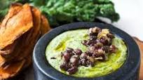 Adzuki beans hummus + sweet potato chips Adzuki beans hummus + sweet potato chips