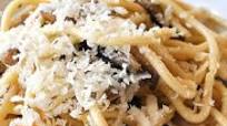 Bucatini with Truffle Oil and Ricotta Salata Bucatini with Truffle Oil and Ricotta Salata