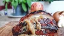 Apple & Sage Slow Roasted Pork with Crispy Pork Crackling Apple & Sage Slow Roasted Pork with Crispy Pork Crackling