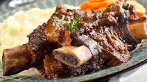 Cabernet-Braised Short Ribs with Chinese Congee Cabernet-Braised Short Ribs with Chinese Congee