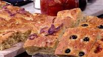 Focaccia i långpanna Focaccia i långpanna