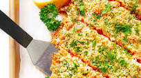 Garlic Parmesan Crusted Salmon Recipe Garlic Parmesan Crusted Salmon Recipe