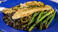 Filet of Sole with Wild Rice and Asparagus Recipe Filet of Sole with Wild Rice and Asparagus Recipe