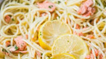 Salmon Pasta with Lemon Garlic Butter Sauce Salmon Pasta with Lemon Garlic Butter Sauce