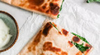 Creamy Kale Quesadilla Creamy Kale Quesadilla