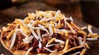 Tostadas de chili y queso Tostadas de chili y queso