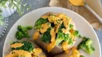 Vegan Cheesy Broccoli Stuffed Potatoes Vegan Cheesy Broccoli Stuffed Potatoes