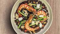 Black Rice Prawn Sinigang Paella Black Rice Prawn Sinigang Paella