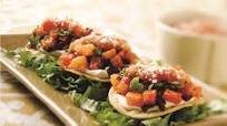 Idaho® Potato and Chorizo Mini Tostadas Idaho® Potato and Chorizo Mini Tostadas