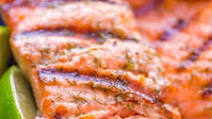 Grilled Salmon Recipe with Garlic Lime Butter Grilled Salmon Recipe with Garlic Lime Butter