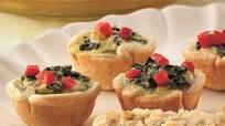 Cheesy Spinach Tartlets Cheesy Spinach Tartlets
