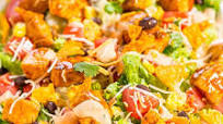 Loaded Chicken Taco Salad with Creamy Lime-Cilantro Dressing Loaded Chicken Taco Salad with Creamy Lime-Cilantro Dressing