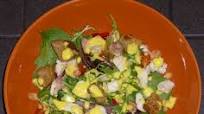 Healthy Chicken Caesar Style Salad with Homemade Croutons Recipe Healthy Chicken Caesar Style Salad with Homemade Croutons Recipe